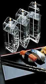 Firelight Diamond petite - Ma�e: H�he 12,5 cm , Brenndauer 104 Std.   Firelight Glass Leuchten werden in Handarbeit aus hochwertigem Kristallglas angefertigt. Die attraktiven Leuchten sind in vielf�ltiger Form und unterschiedlichster Kombination a...