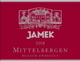 Jochinger Mittelbergen St.Laurent,Zweigelt 2004, Jamek  - Blauer Zweigelt, harmonischer, weicher und milder Rotwein