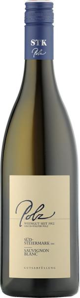 Sauvignon Blanc Steirische Klassik 2009, Polz -  Mittleres Gr�ngelb; ausgepr�gter Stachelbeerduft im Vordergrund; dahinter zarte Bl�tenaromen; sehr vielschichtig; am Gaumen Mix aus...