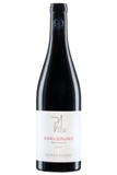 Blaufr�nkisch Edelgrund 2008, Paul Achs - Dunkles Rubingranat, violette Reflexe. In der Nase feines Brombeergelee, zart nach Cassis, feine vegetale W�rze, zart nach Orangenschalen. Am Gaumen saftige Kirschenfrucht, feine S�ure, zarte Gew�rzankl�nge im Nachhall, ...