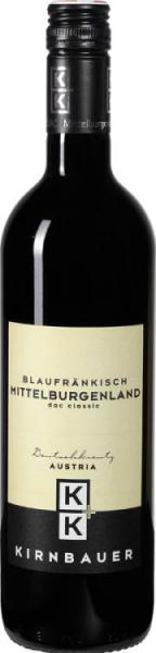 Blaufr�nkisch Mittelburgenland DAC 2009,  Kirnbauer 