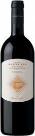 Santa Pia, Vino Nobile di Montepulciano DOCG 2008, Tenuta La Braccesca - Von intensivem und typisch aromatischem Duft, mit Ankl�ngen roter Fr�chte und einer leichten Note von Vanille. Er ist voll im Geschmack, strukturiert und ausgeglichen, mit weichen lang anhaltenden Tanninen