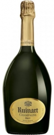 Champagne "R" Ruinart Brut - Ruinart ist das �lteste Champagnerhaus und f�r viele auch das Beste. Hellgolden, feines Mousseux, die Nase ist fruchtig mit einer starken Pr�senz von Obstsorten mit hellem Fruchtfleisch -vor allem Birne - aber auch von t...